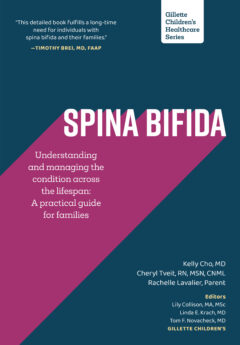 The image depicts the cover of the book Spina Bifida